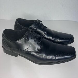 Stacy Adams Black Leather Men's Dress Oxfords Size 10